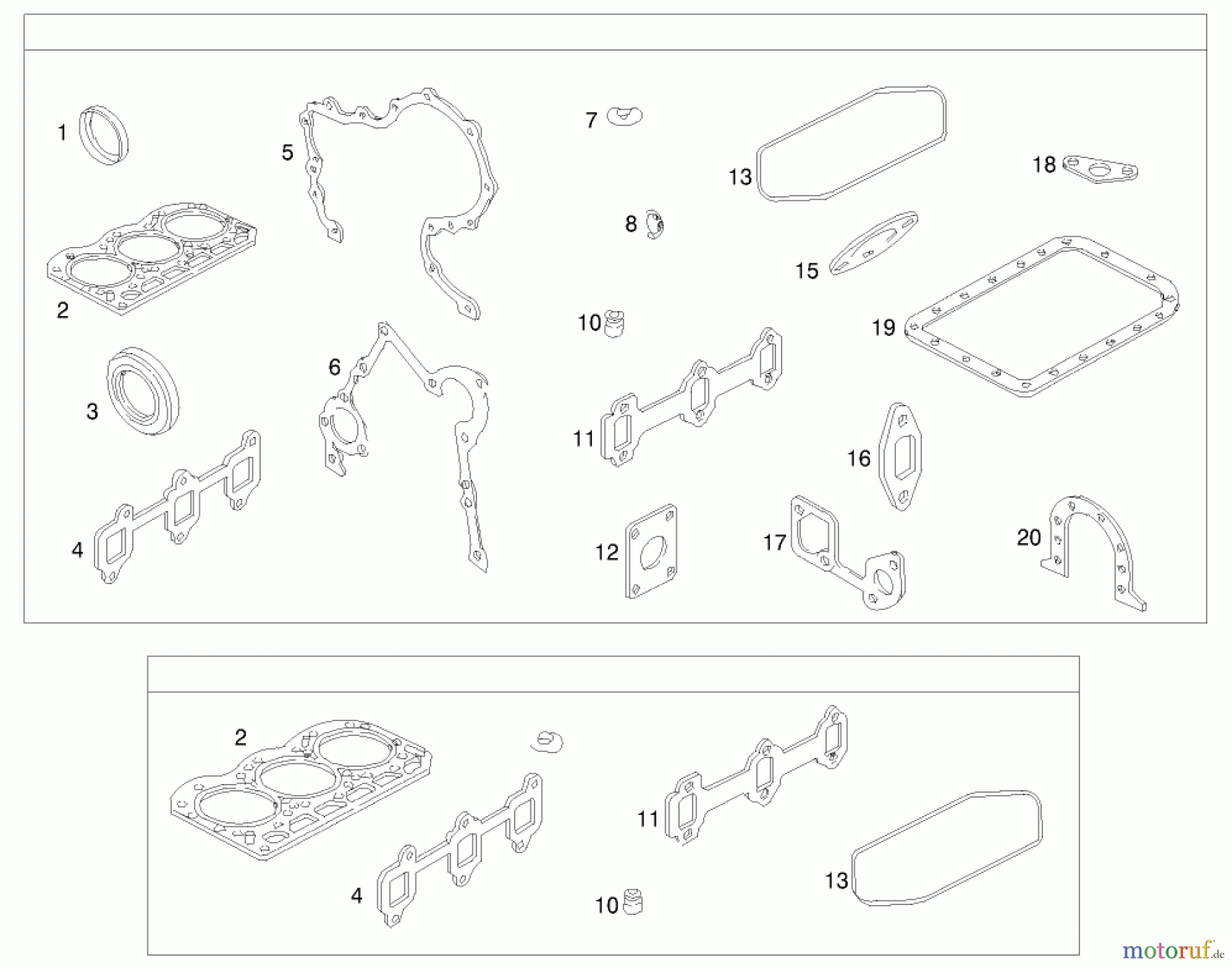  Toro Neu Mowers, Lawn & Garden Tractor Seite 1 73590 (523Dxi) - Toro 523Dxi Garden Tractor, 2002 (220000001-220999999) ENGINE ASSEMBLY #12