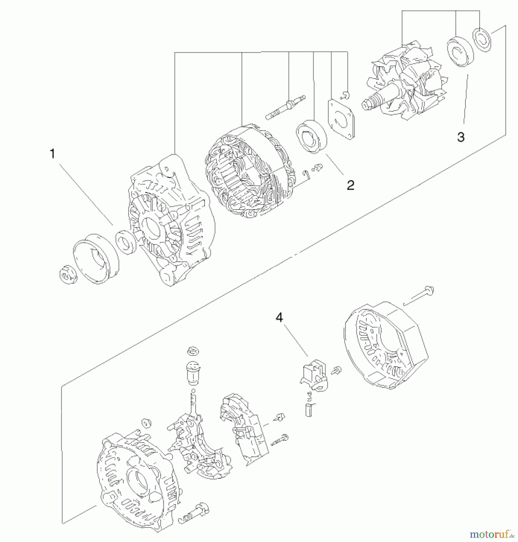  Toro Neu Mowers, Lawn & Garden Tractor Seite 1 73590 (523Dxi) - Toro 523Dxi Garden Tractor, 2002 (220000001-220999999) ENGINE ASSEMBLY #14