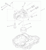 Toro 74570 (170-DH) - 170-DH Lawn Tractor, 2001 (210000001-210999999) Listas de piezas de repuesto y dibujos CENTER CASE ASSEMBLY