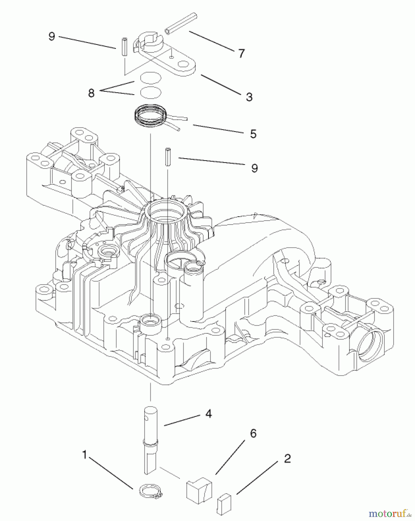  Toro Neu Mowers, Lawn & Garden Tractor Seite 1 74570 (170-DH) - Toro 170-DH Lawn Tractor, 2002 (220000001-220999999) BRAKE ASSEMBLY