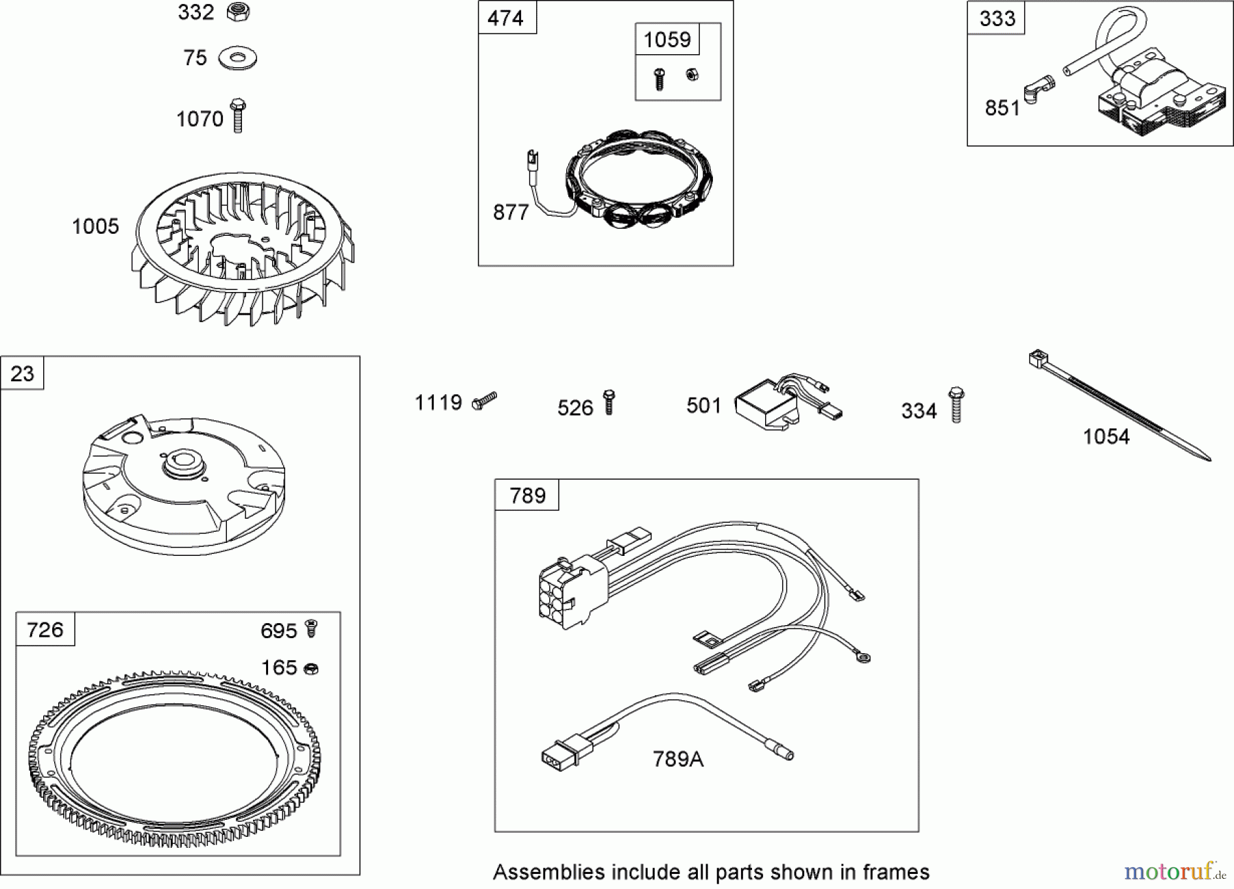  Toro Neu Mowers, Lawn & Garden Tractor Seite 1 74592 (DH 220) - Toro DH 220 Lawn Tractor, 2008 (280000001-280000528) FLYWHEEL ASSEMBLY BRIGGS AND STRATTON 441677-0136-E1