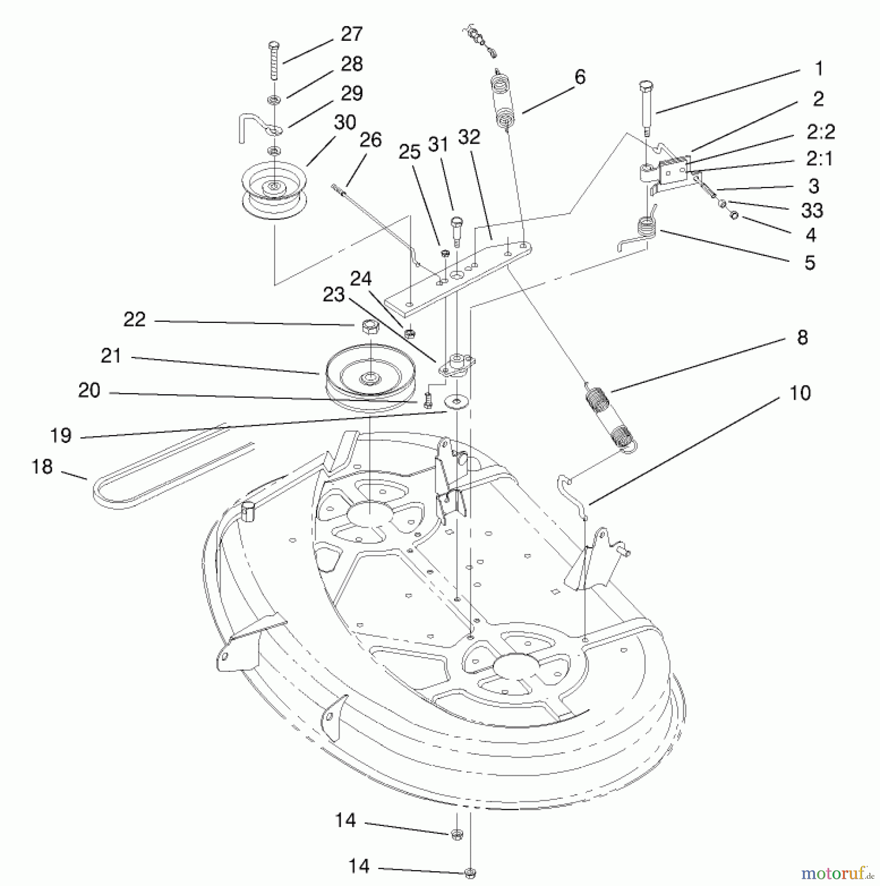  Toro Neu Mowers, Lawn & Garden Tractor Seite 1 77104 (16-38H) - Toro 16-38H Lawn Tractor, 2000 (200000001-200999999) 38