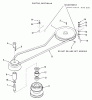 Toro F2-09K401 (220-4) - 220-4 Tractor, 1988 Listas de piezas de repuesto y dibujos DRIVE BELT AND PULLEYS