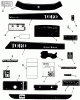 Toro R2-17K502 (227-5) - 227-5 Tractor, 1990 Listas de piezas de repuesto y dibujos DECALS, MISCELLANEOUS