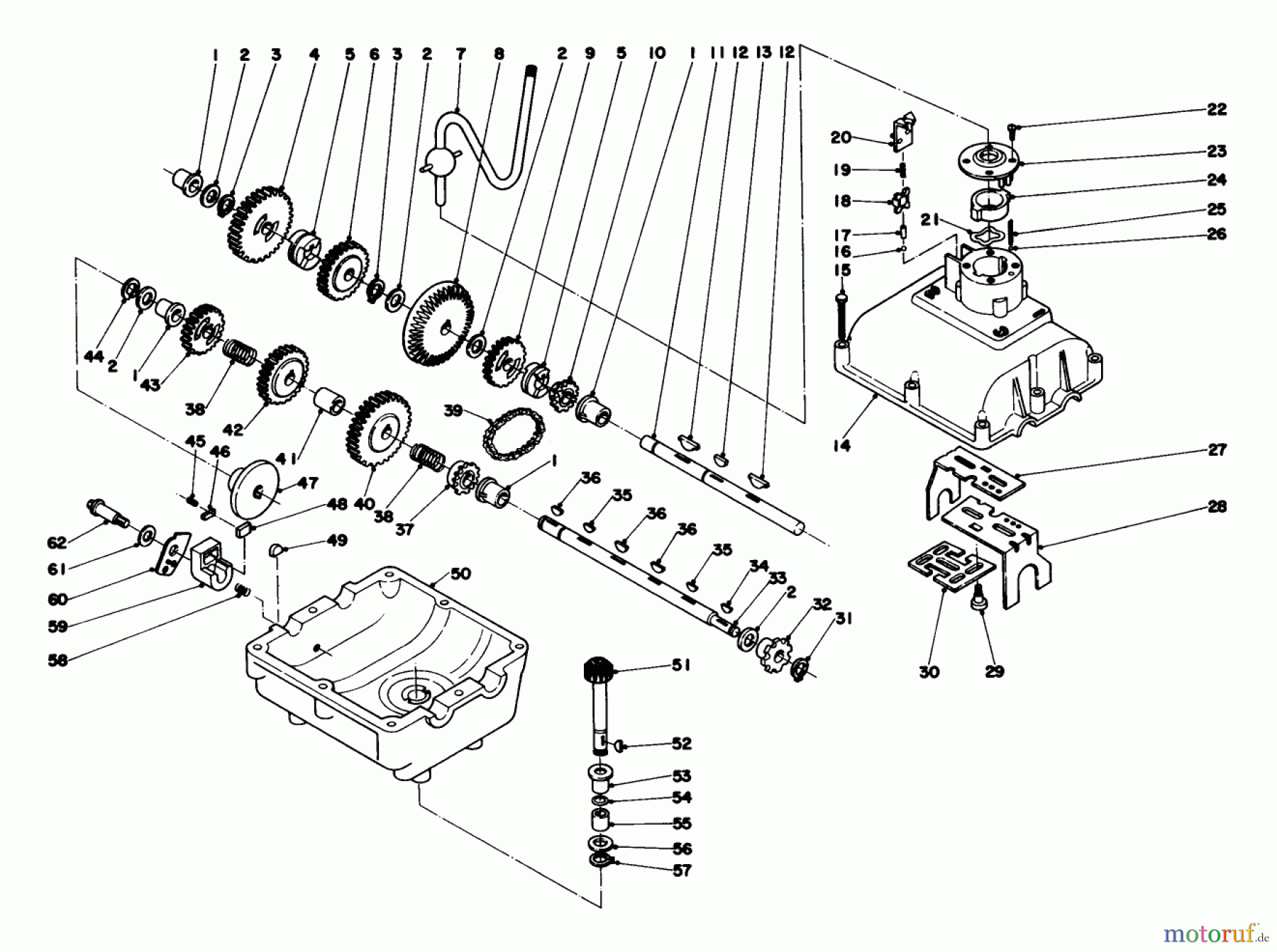  Toro Neu Mowers, Rear-Engine Rider 56080 - Toro 25