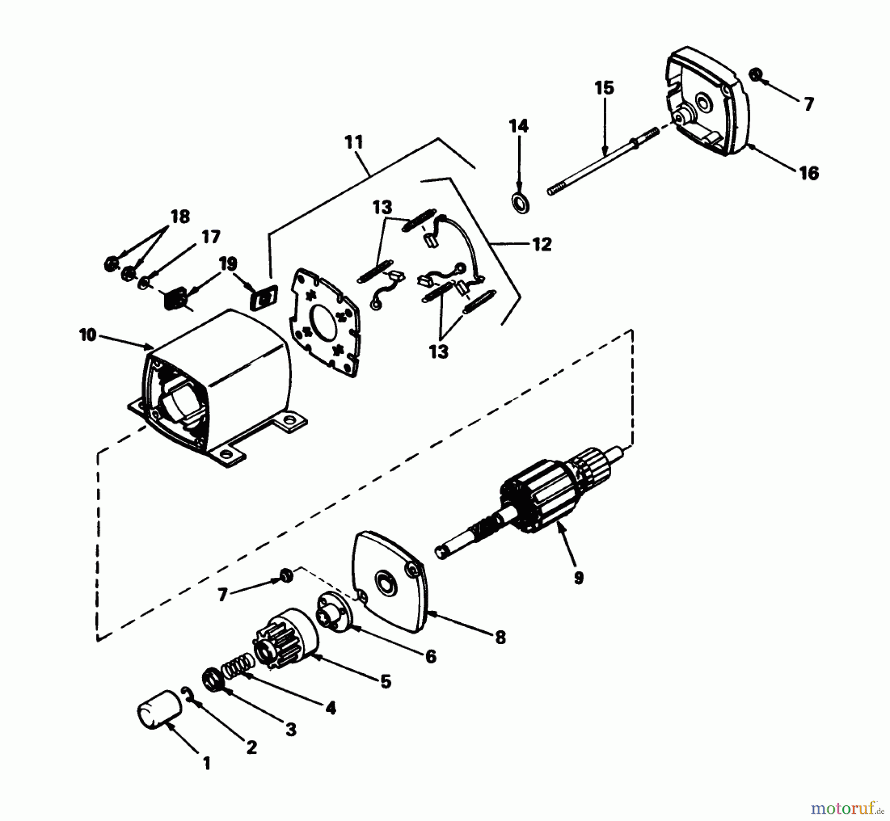  Toro Neu Mowers, Rear-Engine Rider 56127 (7-25) - Toro 7-25 Rear Engine Rider, 1989 (9000001-9999999) 12 VOLT ELECTRIC STARTER NO. 33605 (MODEL 56127)