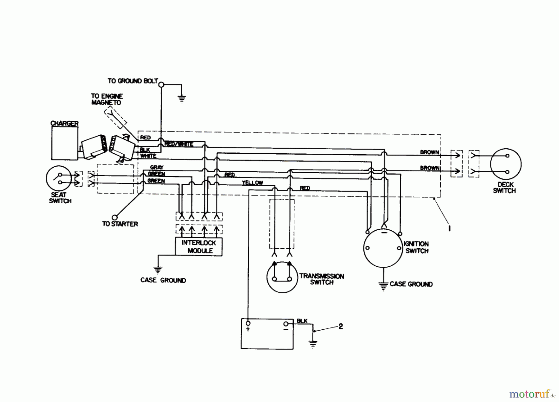  Toro Neu Mowers, Rear-Engine Rider 56125 (7-25) - Toro 7-25 Rear Engine Rider, 1982 (2000001-2999999) ELECTRICAL SCHEMATIC