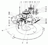 Toro 56125 (7-25) - 7-25 Rear Engine Rider, 1984 (4000001-4999999) Listas de piezas de repuesto y dibujos BLADE DRIVE ASSEMBLY