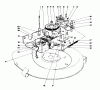 Toro 56125 (7-25) - 7-25 Rear Engine Rider, 1986 (6000001-6999999) Listas de piezas de repuesto y dibujos BLADE DRIVE ASSEMBLY