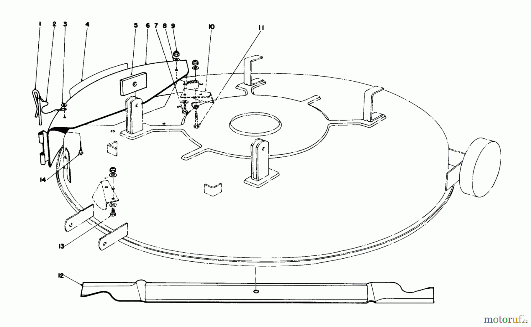  Toro Neu Mowers, Rear-Engine Rider 56155 (11-32) - Toro 11-32 Rear Engine Rider, 1987 (7000001-7999999) MULCHER KIT MODEL 59155 (OPTIONAL)