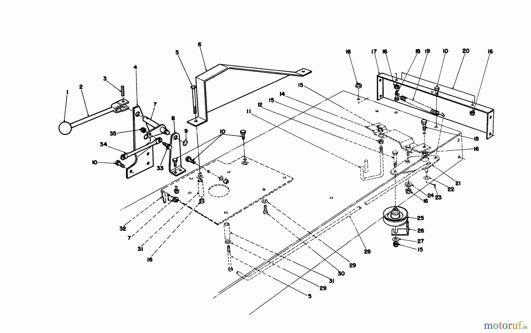  Toro Neu Mowers, Rear-Engine Rider 56195 (12-32) - Toro 12-32 Rear Engine Rider, 1991 (1000001-1999999) TRACTION ASSEMBLY