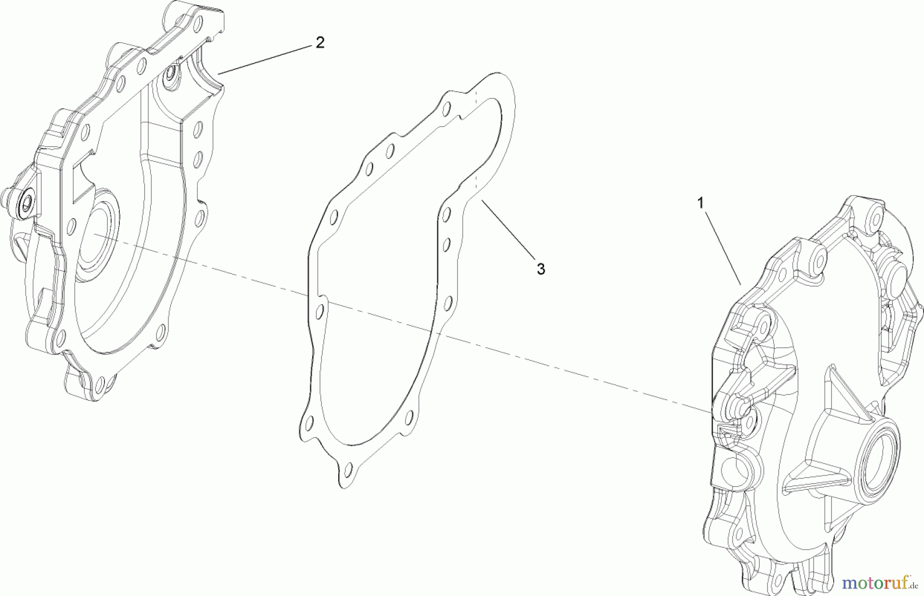  Toro Neu Accessories, Snow 108-7327 - Toro Right-Hand Gearcase Assembly, Power Max, Power Shift and 824XL Power Throw Snowthrowers GEARCASE AND GASKET ASSEMBLY NO. 110-3439