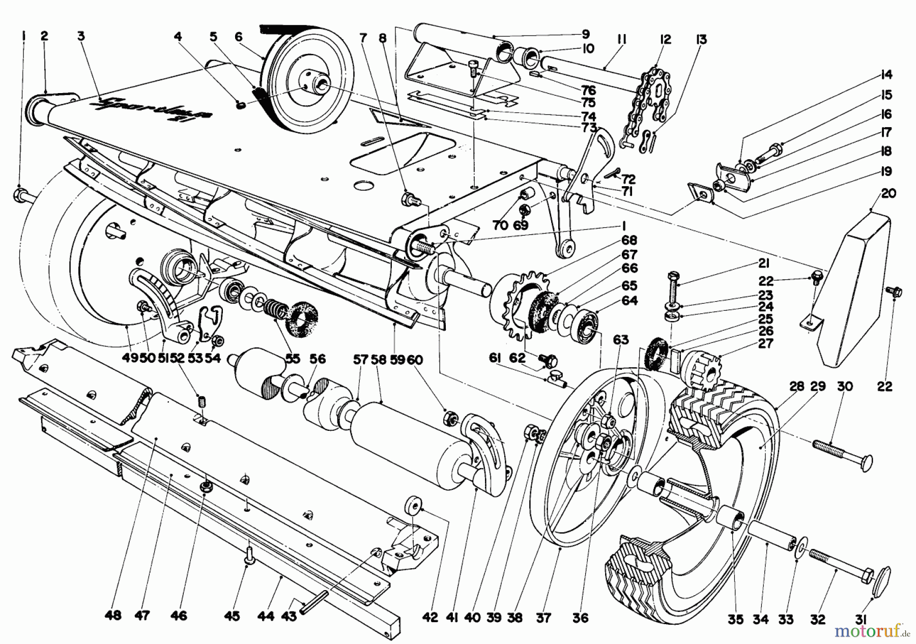  Toro Neu Mowers, Walk-Behind Seite 1 10323 - Toro Sportlawn Lawnmower, 1967 (7000001-7999999) 18