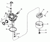 Toro 16165 - Lawnmower, 1984 (4000001-4999999) Listas de piezas de repuesto y dibujos CARBURETOR NO. 632050A