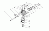 Toro 16202C - Lawnmower, 1985 (5000001-5999999) Listas de piezas de repuesto y dibujos CARBURETOR ASSEMBLY