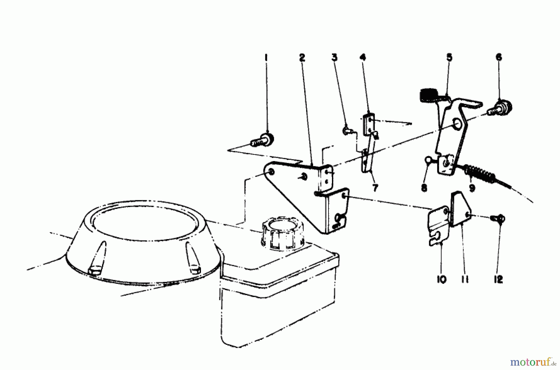  Toro Neu Mowers, Walk-Behind Seite 1 16212 - Toro Lawnmower, 1990 (0000001-0999999) BRAKE ASSEMBLY