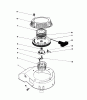 Toro 16212C - Lawnmower, 1986 (6000001-6999999) Listas de piezas de repuesto y dibujos RECOIL ASSEMBLY