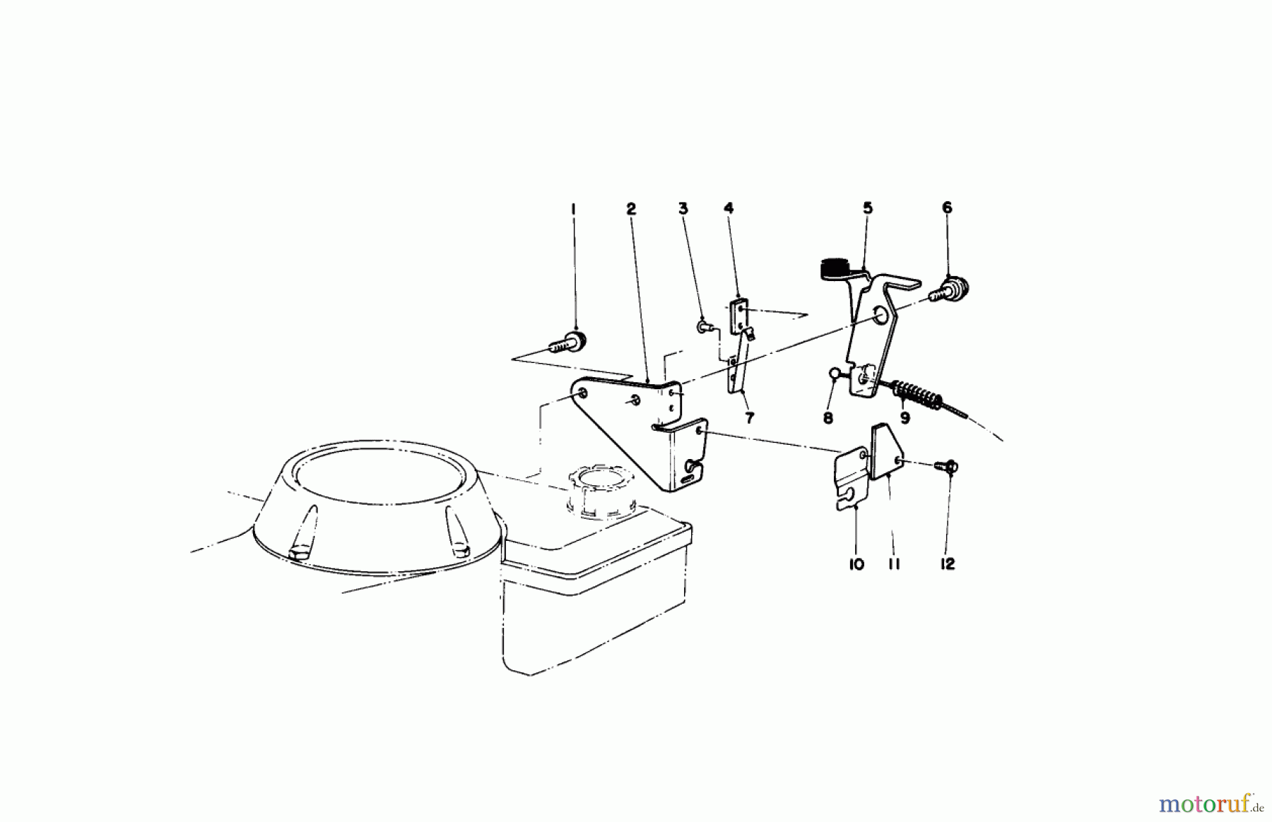  Toro Neu Mowers, Walk-Behind Seite 1 16212C - Toro Lawnmower, 1989 (9000001-9999999) BRAKE ASSEMBLY