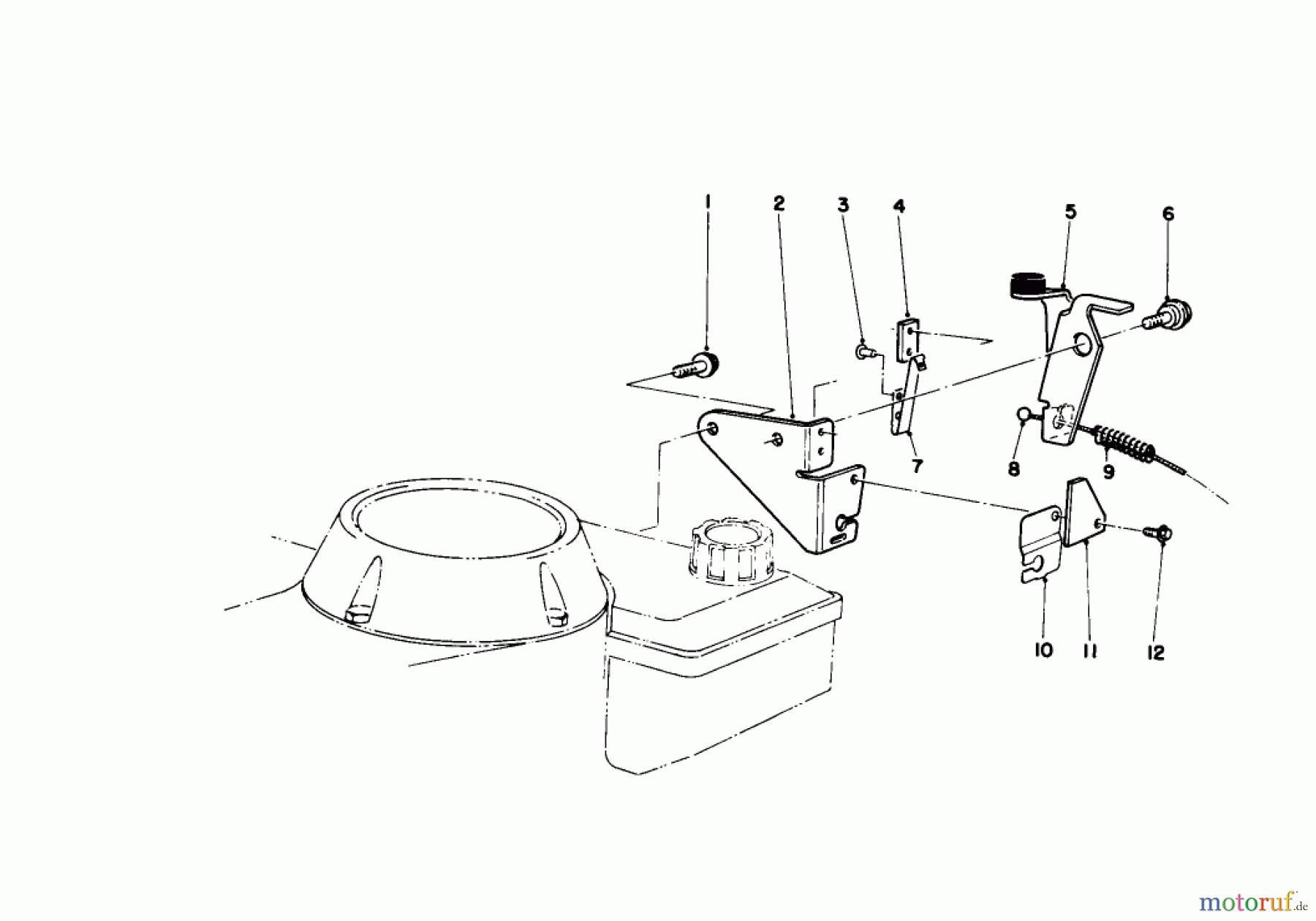  Toro Neu Mowers, Walk-Behind Seite 1 16212WG - Toro Lawnmower, 1990 (0000001-0999999) BRAKE ASSEMBLY