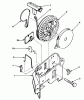 Toro 16297 - Lawnmower, 1983 (3000001-3999999) Listas de piezas de repuesto y dibujos REWIND STARTER NO. 590531