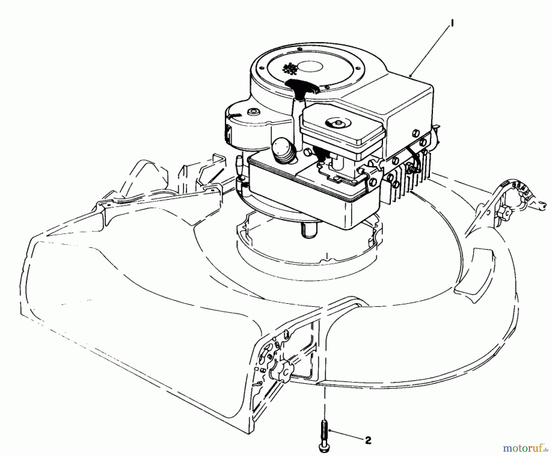  Toro Neu Mowers, Walk-Behind Seite 1 16330 - Toro Lawnmower, 1984 (4000001-4999999) ENGINE ASSEMBLY