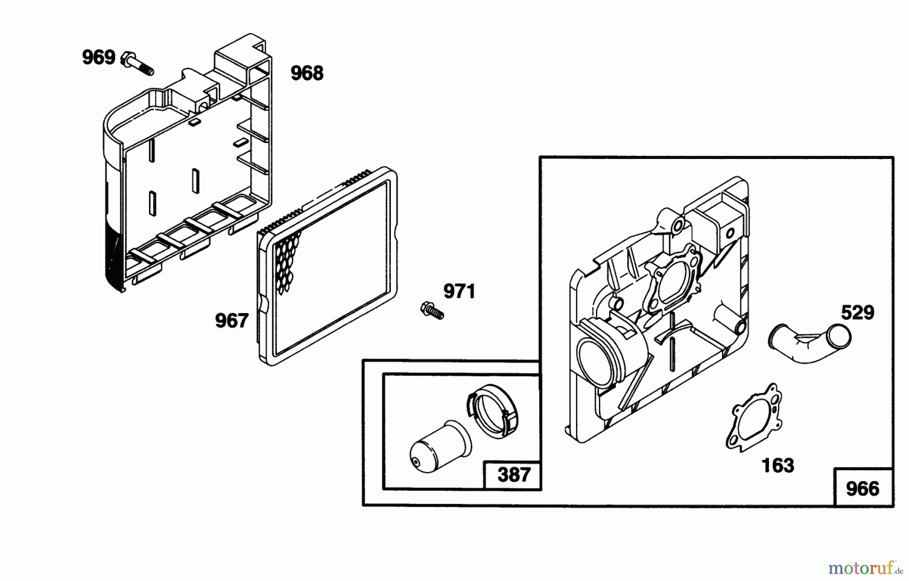  Toro Neu Mowers, Walk-Behind Seite 1 16400 - Toro Lawnmower, 1995 (5900001-5999999) ENGINE BRIGGS & STRATTON MODEL 127702-0645-01 #5