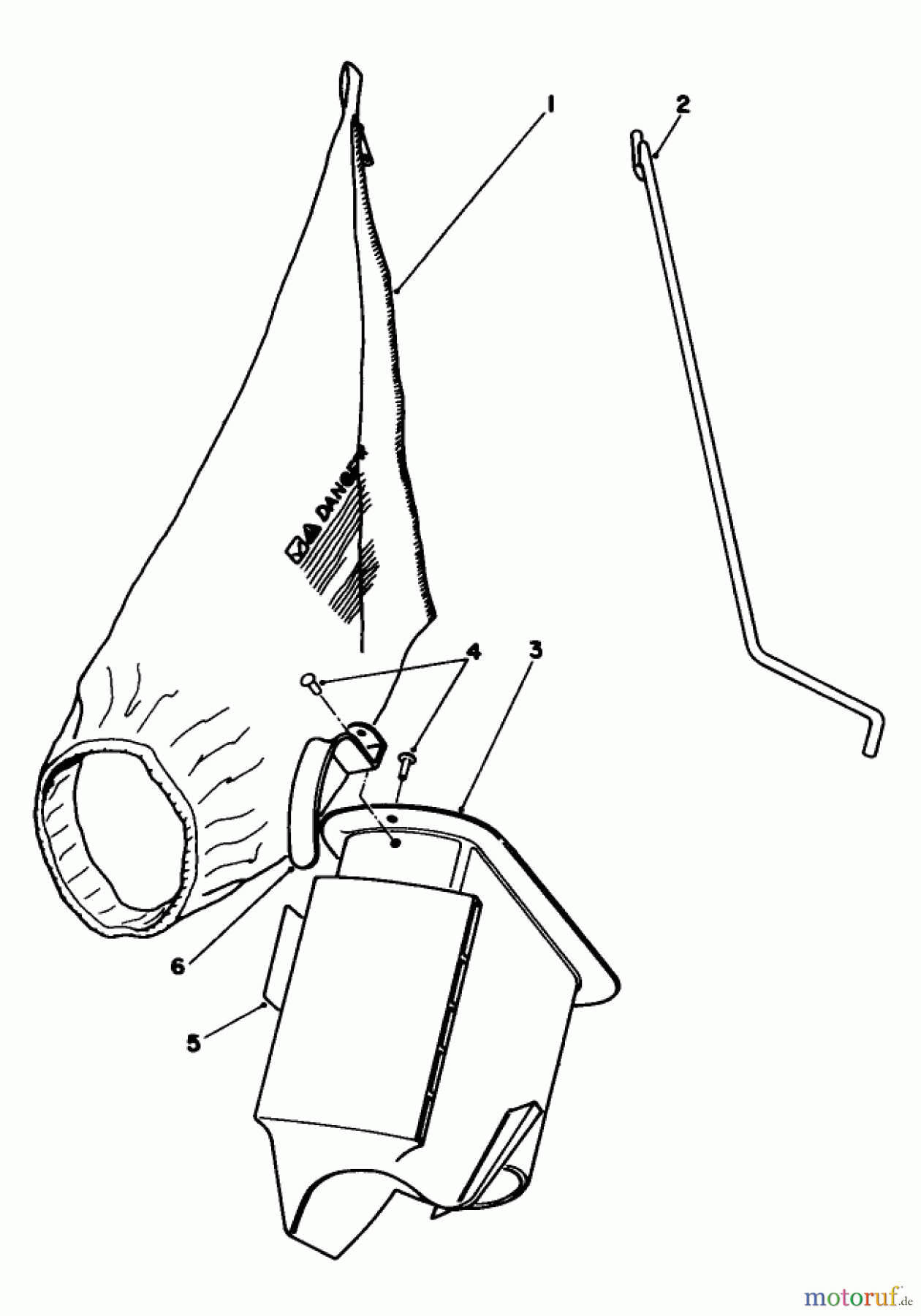  Toro Neu Mowers, Walk-Behind Seite 1 16401 - Toro Side Discharge Mower, 1993 (39000001-39999999) BAGGING KIT NO. 47-6510 (OPTIONAL)