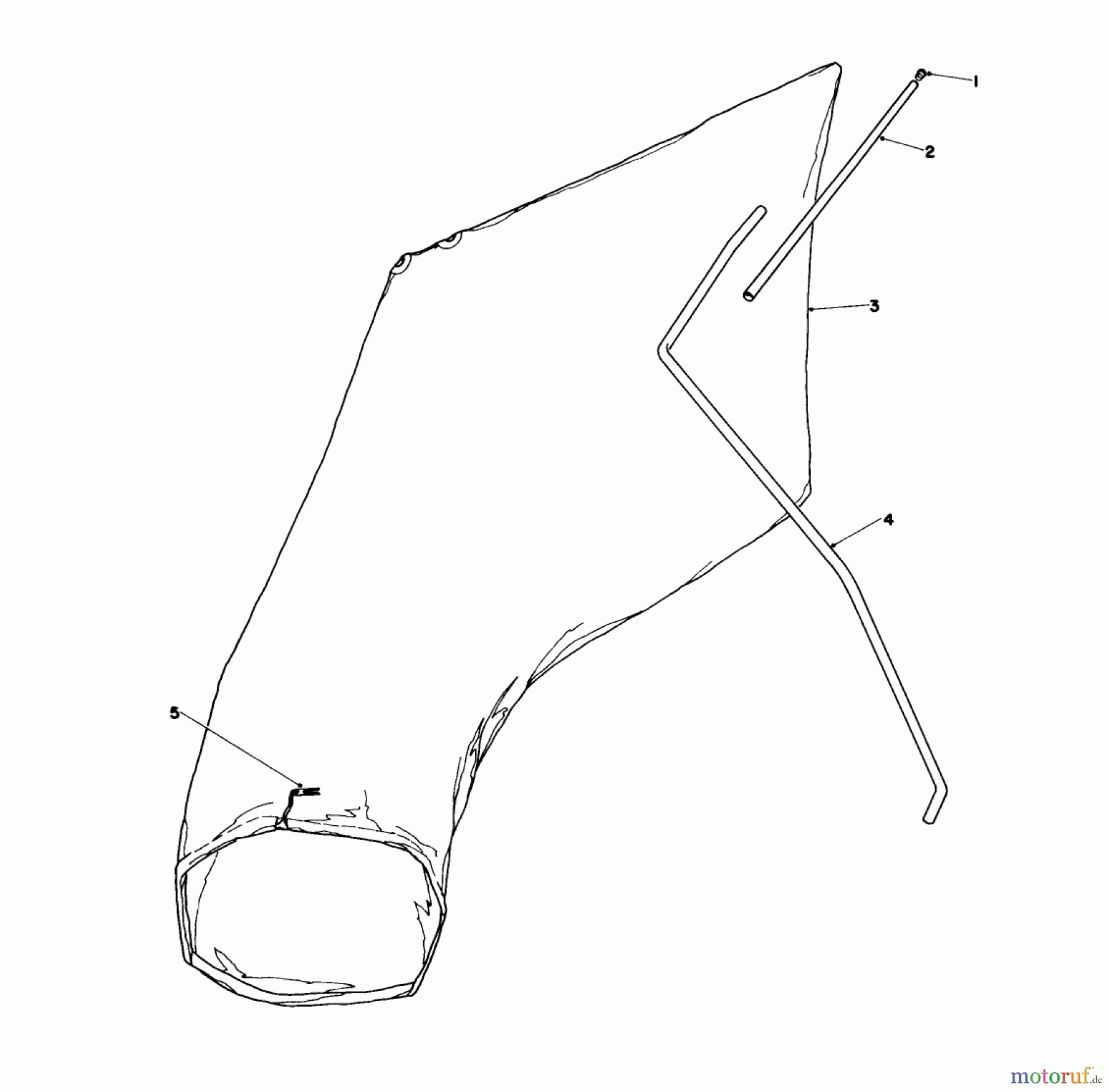  Toro Neu Mowers, Walk-Behind Seite 1 16575 - Toro Lawnmower, 1985 (5000001-5999999) GIANT BAGGING KIT NO. 29-9750 (OPTIONAL)