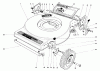 Toro 16880 - Lawnmower, 1982 (2000001-2999999) Listas de piezas de repuesto y dibujos MOWER HOUSING (MODEL NO. 16880)