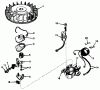 Toro 19400 - Guardian Lawnmower, 1976 (6000001-6999999) Listas de piezas de repuesto y dibujos MAGNETO NO. 610793