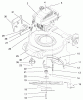 Toro 20027 (R-21OSB) - Recycler Mower, R-21OSB, 2000 (200000001-200999999) Listas de piezas de repuesto y dibujos ENGINE & BLADE ASSEMBLY