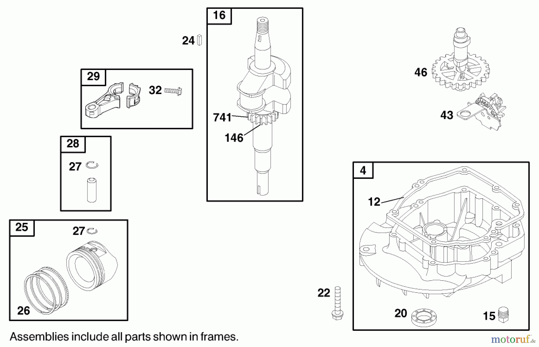  Toro Neu Mowers, Walk-Behind Seite 1 20027 (R-21OSB) - Toro Recycler Mower, R-21OSB, 2000 (200000001-200999999) ENGINE BRIGGS & STRATTON MODEL 122602-0150-E1 #3