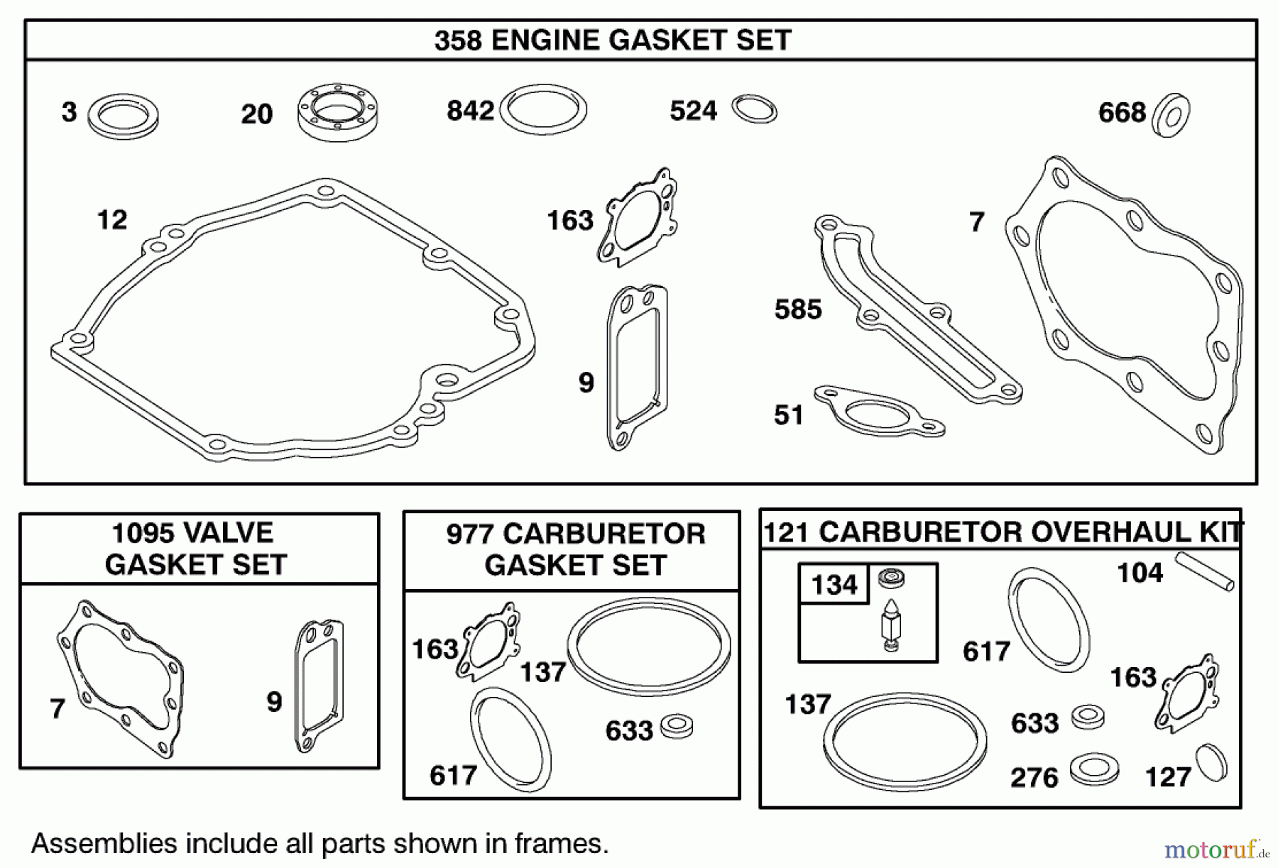  Toro Neu Mowers, Walk-Behind Seite 1 20028 - Toro Recycler Mower, 2001 (210000001-210999999) ENGINE BRIGGS & STRATTON MODEL 12J802-2369-B1 #7