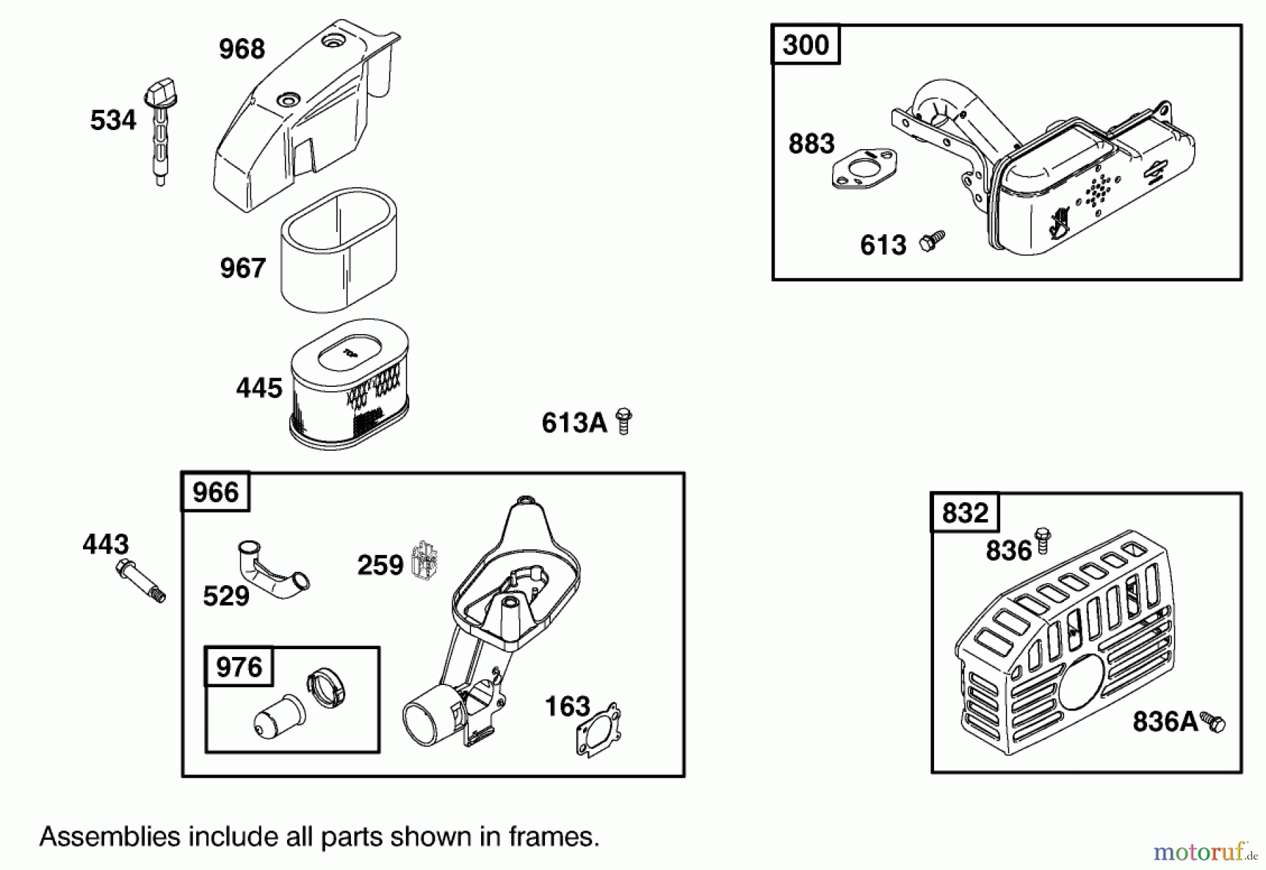  Toro Neu Mowers, Walk-Behind Seite 1 20040 (SR-21OS) - Toro Super Recycler Mower, SR-21OS, 2001 (210000001-210999999) AIR CLEANER ASSEMBLY