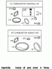 Toro 20041 - 22" Recycler Lawnmower, 2005 (250000001-250999999) Listas de piezas de repuesto y dibujos CARBURETOR OVERHAUL KIT ASSEMBLY BRIGGS AND STRATTON 125K05-0186-E1