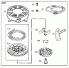 Toro 20041 - 22" Recycler Lawnmower, 2005 (250000001-250999999) Listas de piezas de repuesto y dibujos STARTER ASSEMBLY BRIGGS AND STRATTON 125K05-0186-E1