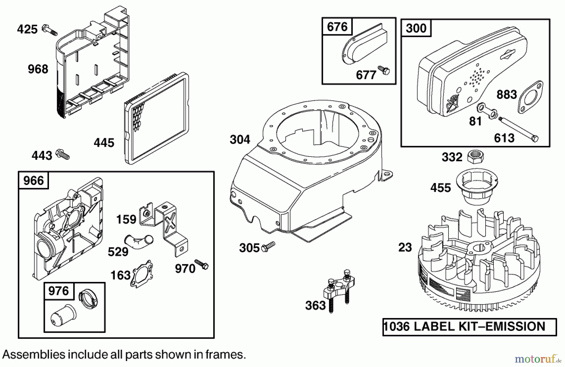  Toro Neu Mowers, Walk-Behind Seite 1 20043 (SR-21SB) - Toro Super Recycler Mower, SR-21SB, 2000 (200000001-200999999) ENGINE BRIGGS & STRATTON MODEL 12H802-1767-E1 #5