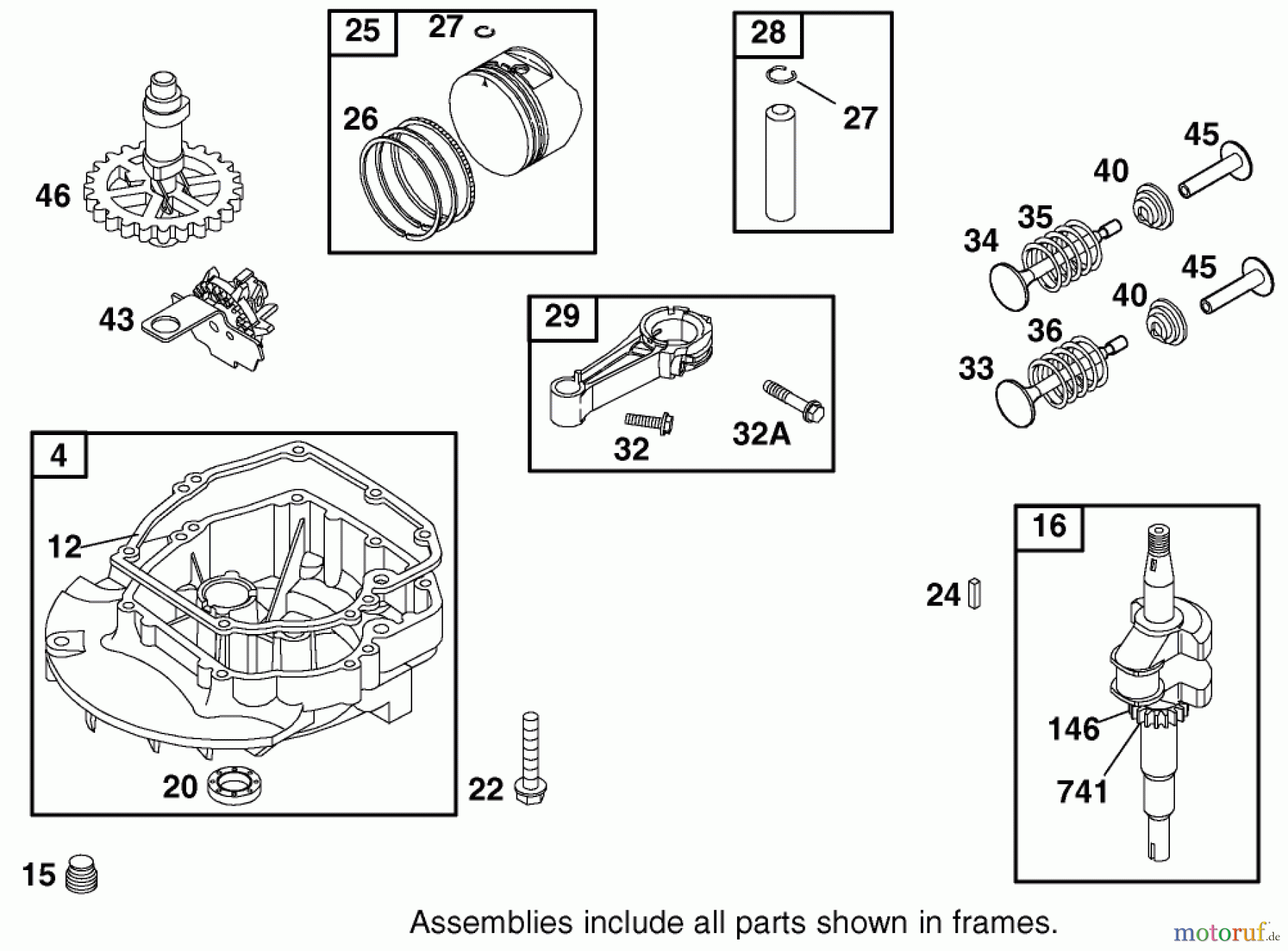  Toro Neu Mowers, Walk-Behind Seite 1 20043 (SR-21SB) - Toro Super Recycler Mower, SR-21SB, 2001 (210000001-210999999) ENGINE BRIGGS & STRATTON MODEL 12H802-1776-B1 #2