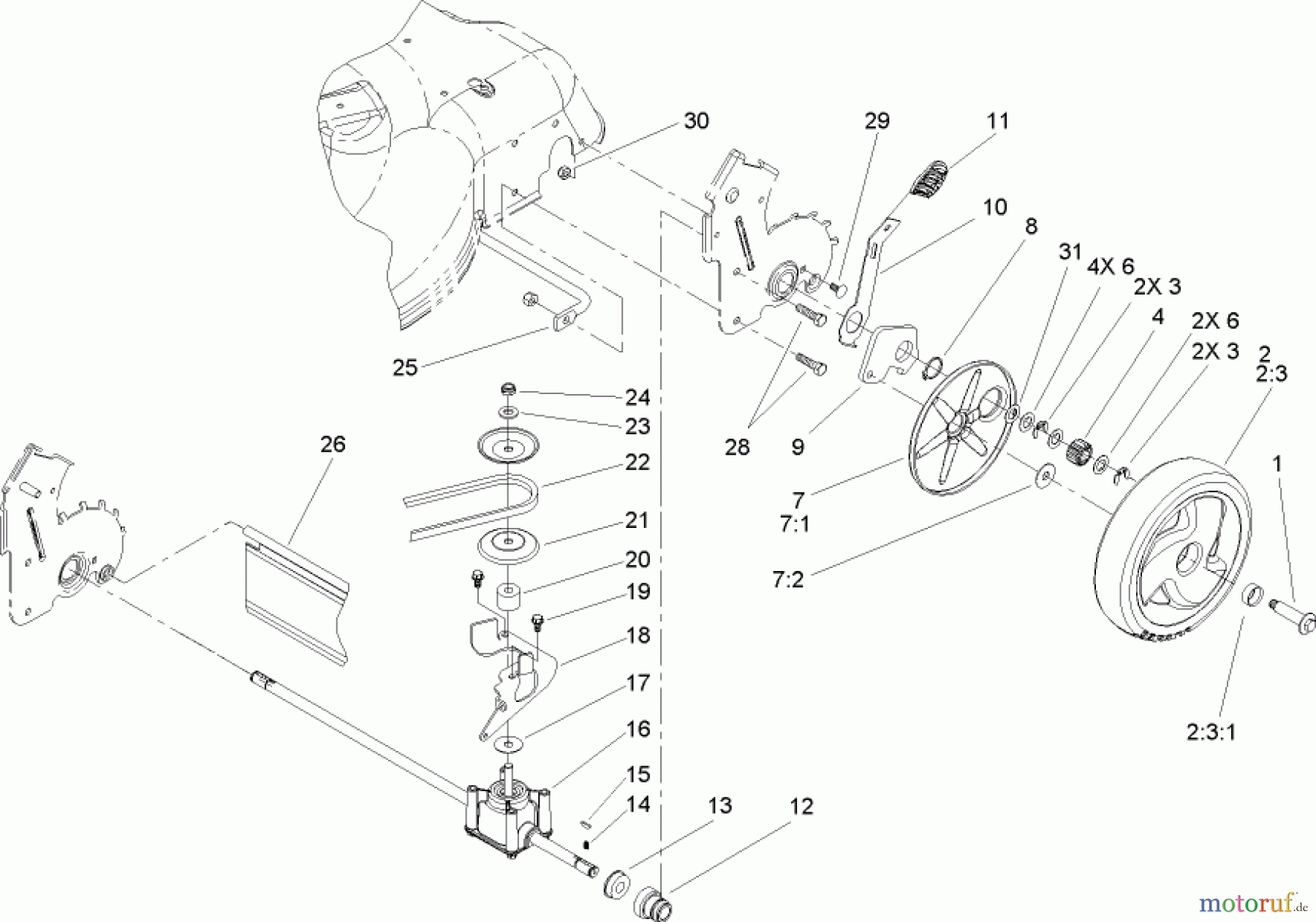  Toro Neu Mowers, Walk-Behind Seite 1 20049 - Toro 22