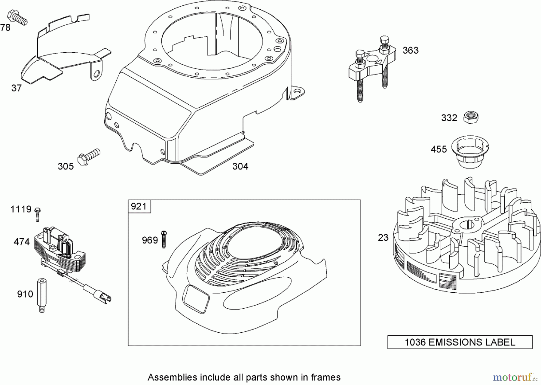  Toro Neu Mowers, Walk-Behind Seite 1 20062 - Toro Super Recycler Lawn Mower, 2007 (270000001-270999999) BLOWER HOUSING ASSEMBLY BRIGGS AND STRATTON 126T07-0204-E1