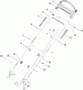 Toro 20075 - 22" Recycler Lawn Mower, 2007 (270000001-270999999) Listas de piezas de repuesto y dibujos HANDLE ASSEMBLY