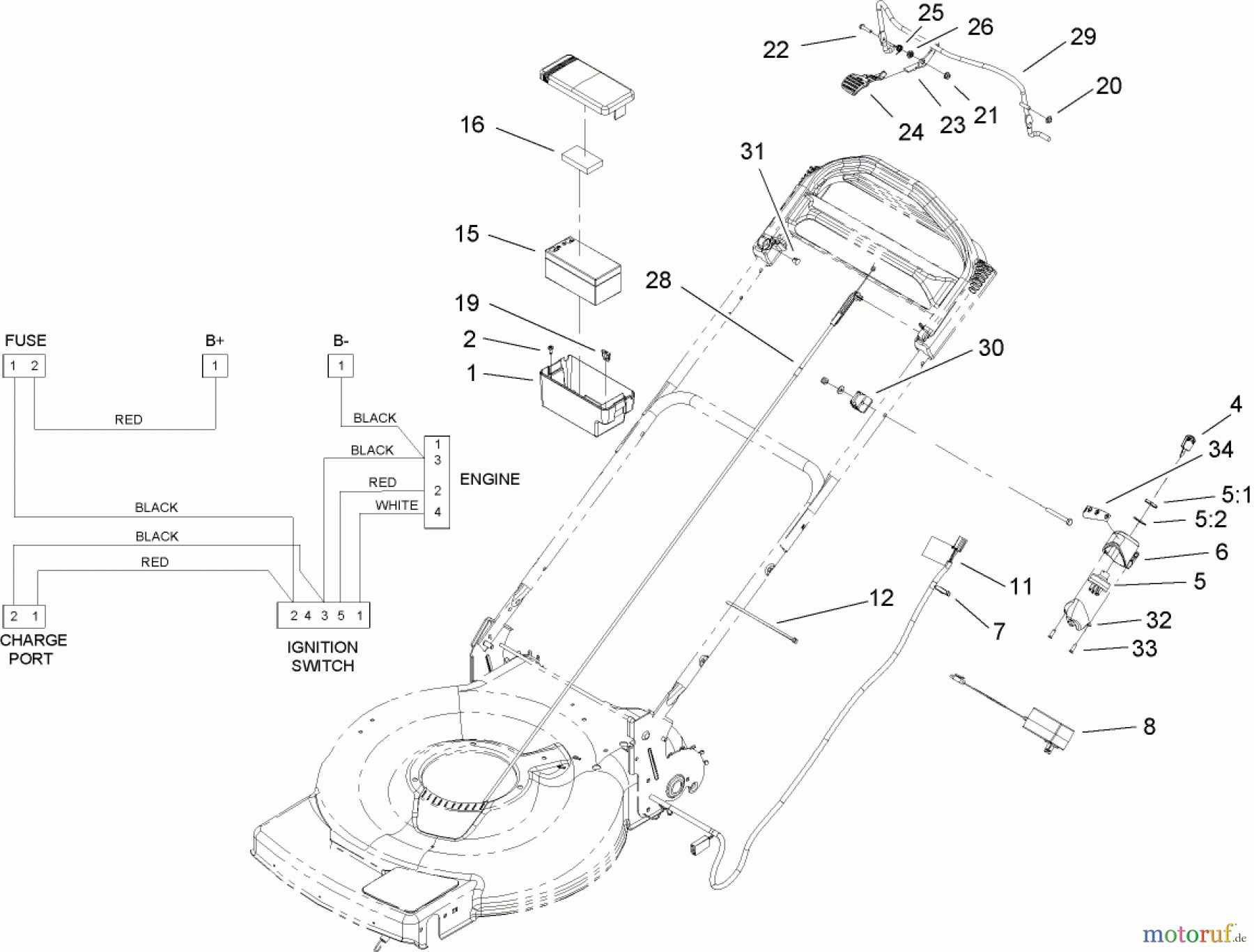  Toro Neu Mowers, Walk-Behind Seite 1 20076A - Toro 22