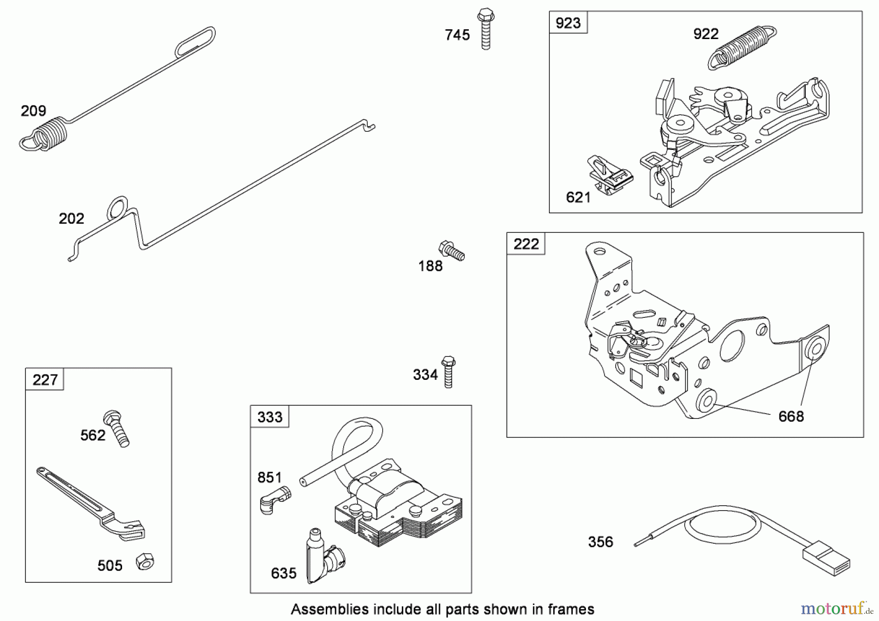  Toro Neu Mowers, Walk-Behind Seite 1 20091C - Toro Super Recycler Lawn Mower, 2008 (280000001-280999999) GOVERNOR ASSEMBLY BRIGGS AND STRATTON 126T02-0236-B1