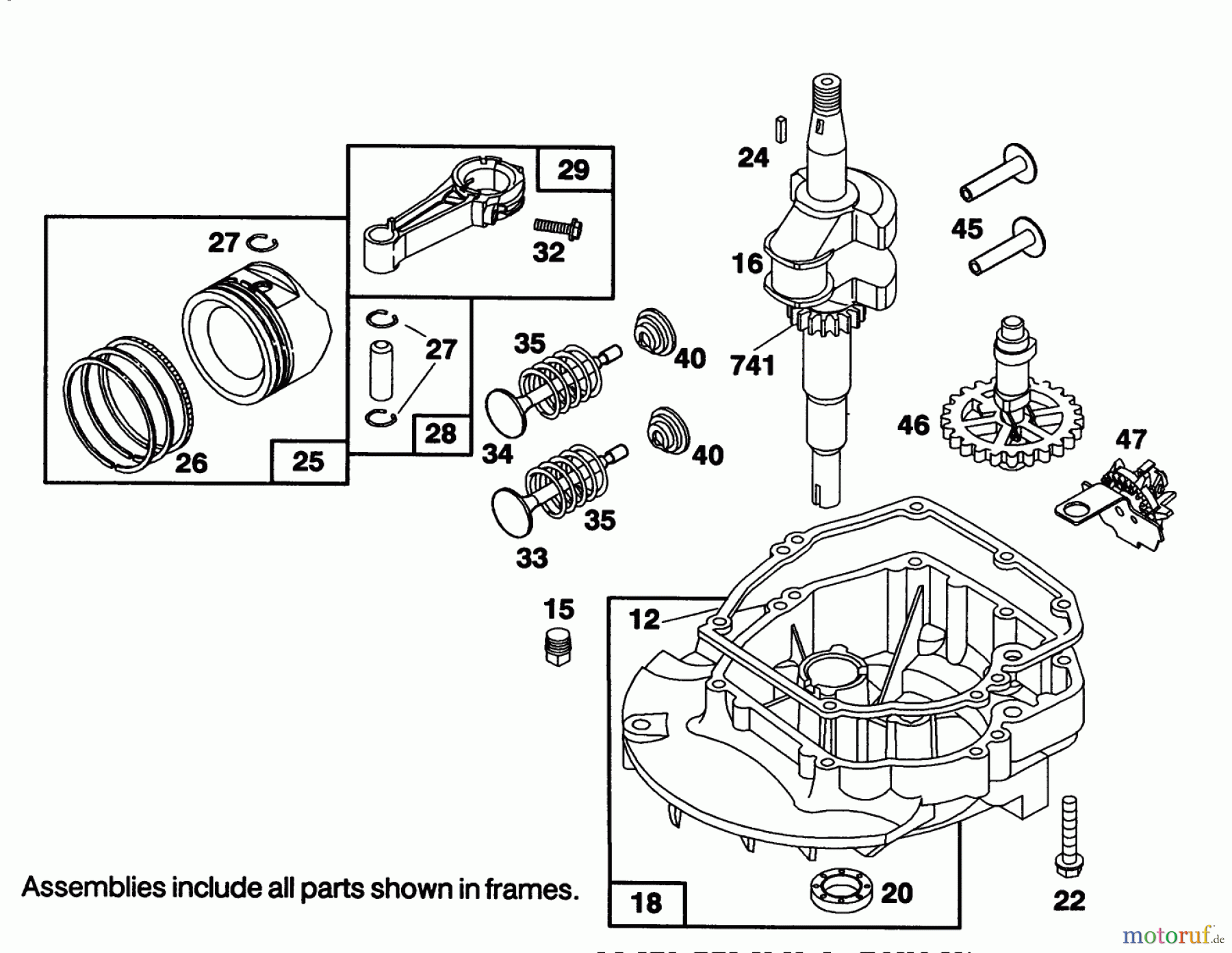  Toro Neu Mowers, Walk-Behind Seite 1 20101 - Toro Lawnmower, 1991 (1000001-1999999) ENGINE BRIGGS & STRATTON MODEL 122702-3188-01 #2