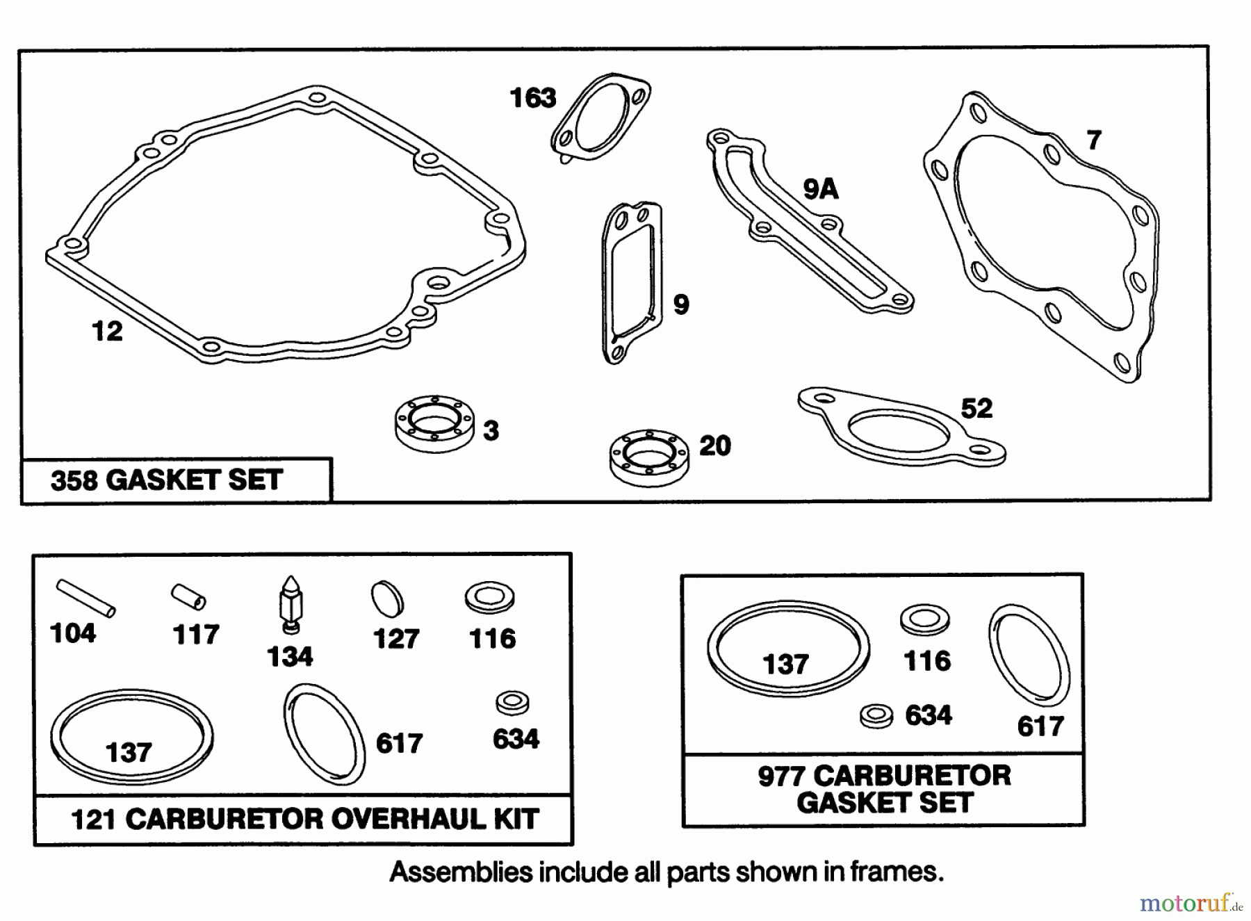  Toro Neu Mowers, Walk-Behind Seite 1 20101 - Toro Lawnmower, 1991 (1000001-1999999) ENGINE BRIGGS & STRATTON MODEL 122702-3188-01 #8