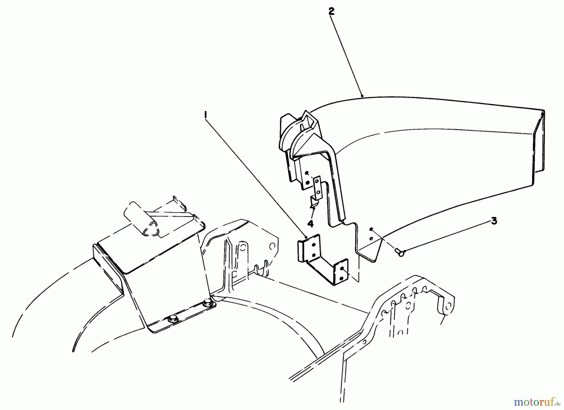  Toro Neu Mowers, Walk-Behind Seite 1 20101 - Toro Lawnmower, 1991 (1000001-1999999) SIDE DISCHARGE KIT NO. 59107 (OPTIONAL)