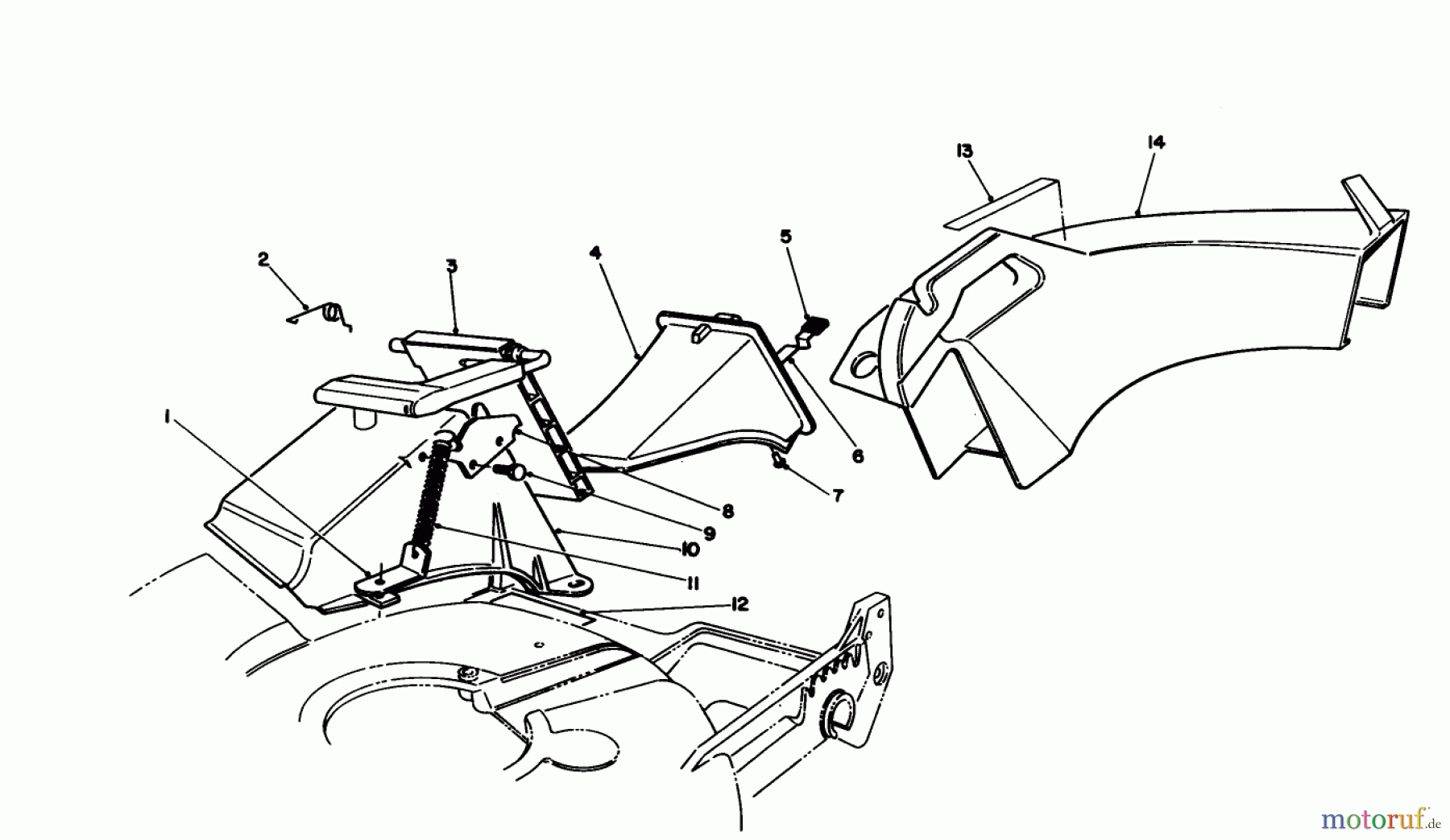  Toro Neu Mowers, Walk-Behind Seite 1 20106 - Toro Lawnmower, 1992 (2000001-2999999) RECYCLER SIDE DISCHARGE KIT MODEL NO. 59189 (OPTIONAL)