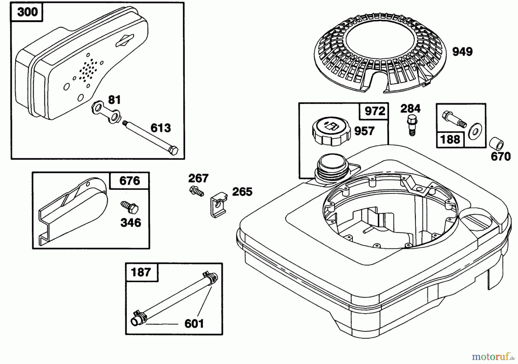  Toro Neu Mowers, Walk-Behind Seite 1 20213 - Toro Lawnmower, 1991 (1000001-1999999) ENGINE BRIGGS & STRATTON MODEL 124702-3115-01 #7