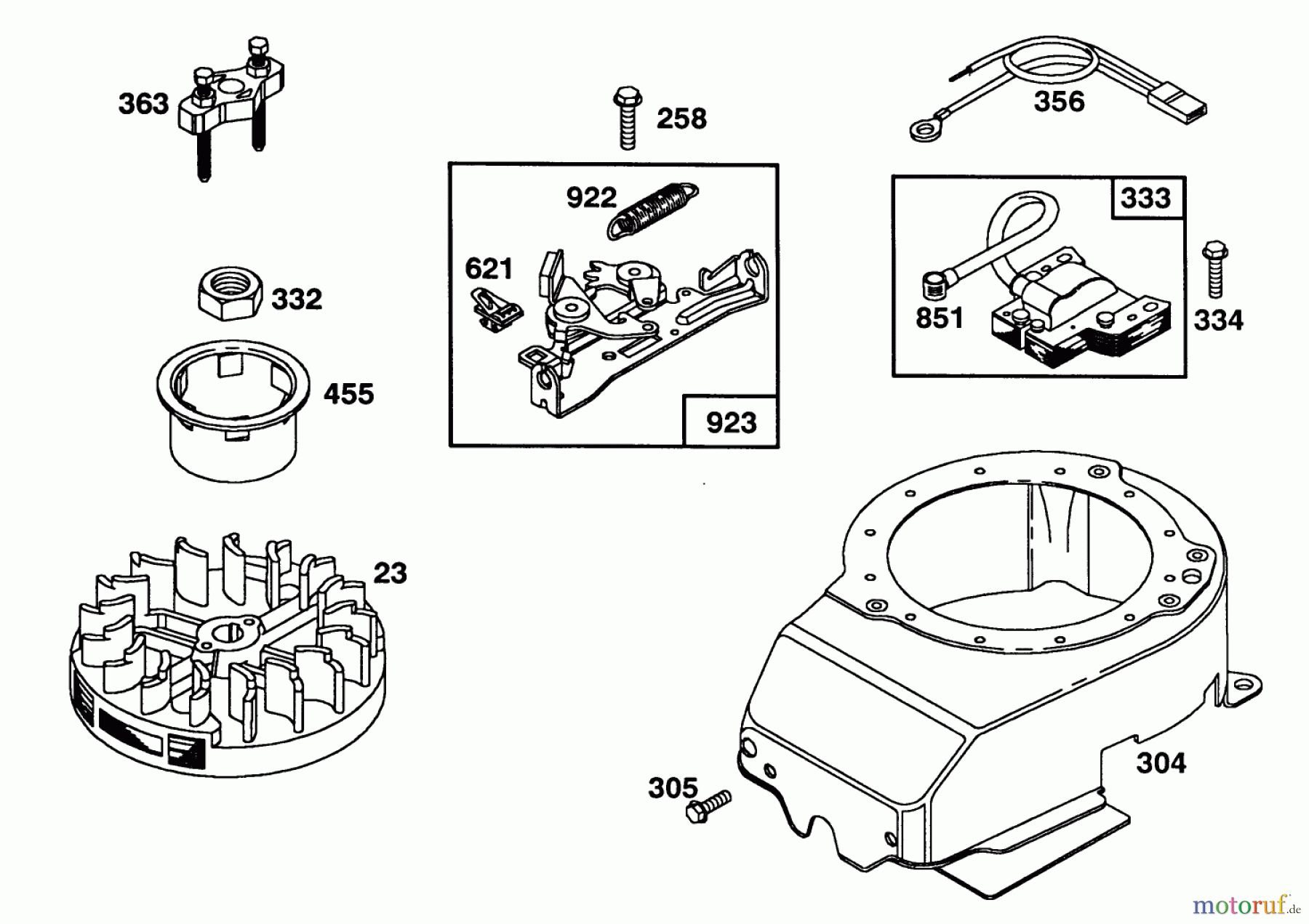  Toro Neu Mowers, Walk-Behind Seite 1 20213 - Toro Lawnmower, 1992 (2000001-2999999) ENGINE BRIGGS & STRATTON MODEL 124702-3115-01 #6