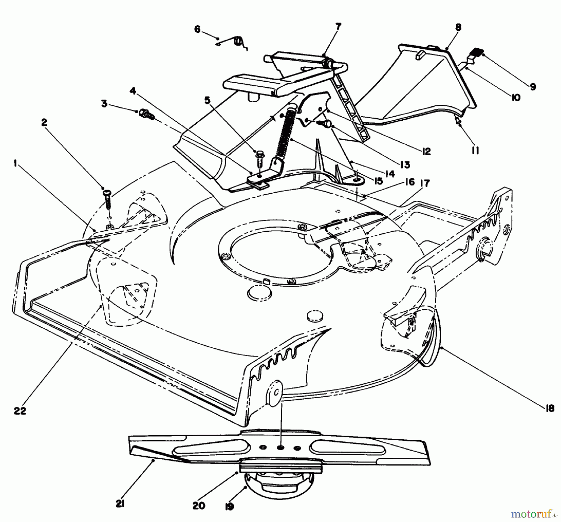  Toro Neu Mowers, Walk-Behind Seite 1 20215 - Toro Lawnmower, 1992 (2000001-2999999) RECYCLER KIT MODEL NO. 59173 (OPTIONAL)